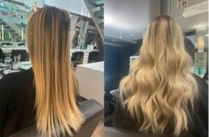 Olivia Hair înainte și după la Charles Worthington